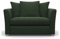 Heart of House Libby Fabric Cuddle Chair - Forest